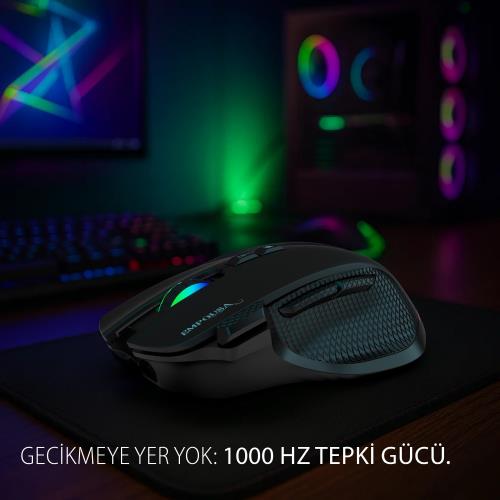 En ucuz INCA IMG-GT22 Şarjlı Optik Kablolu/Kablosuz Oyuncu Mouse Bluetooth + ŞARJLI Gaming 